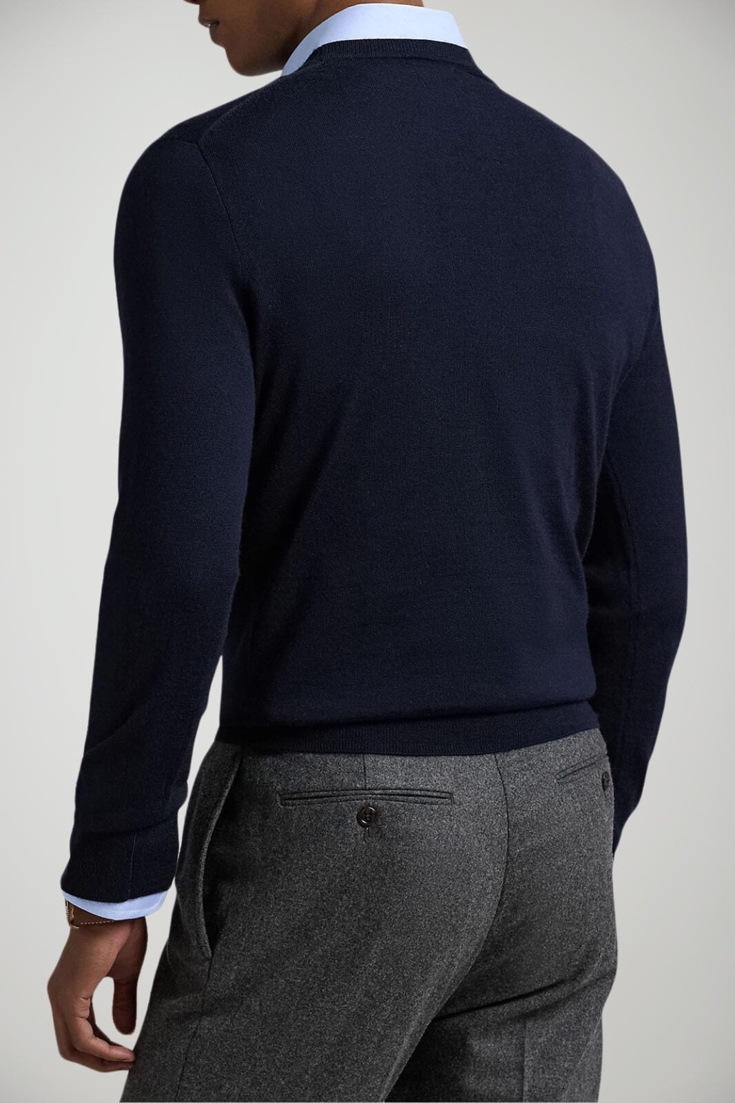 Maglia da uomo Polo Ralph Lauren in lana a girocollo retro