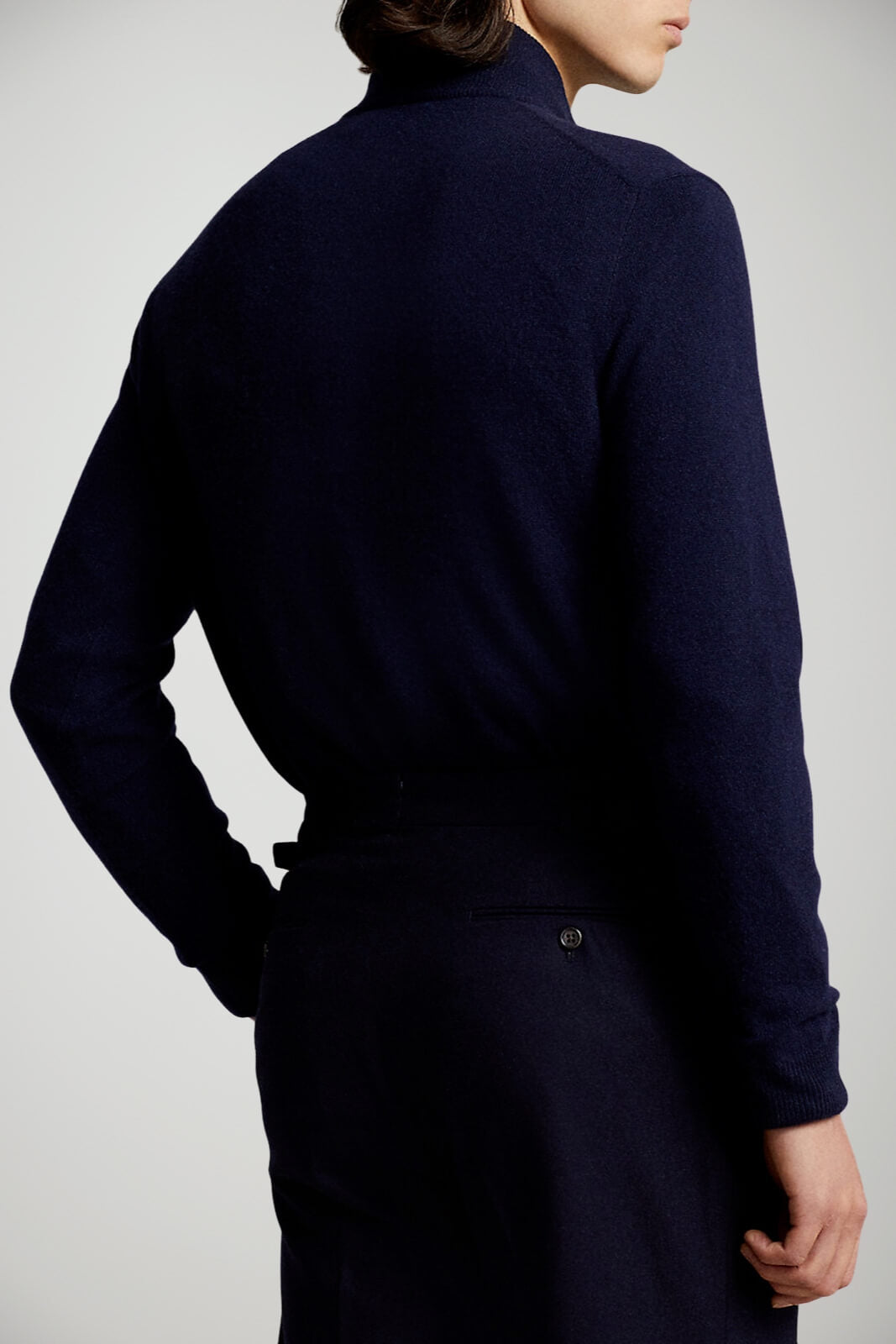 Maglia da uomo Polo Ralph Lauren collo alto mezza zip retro