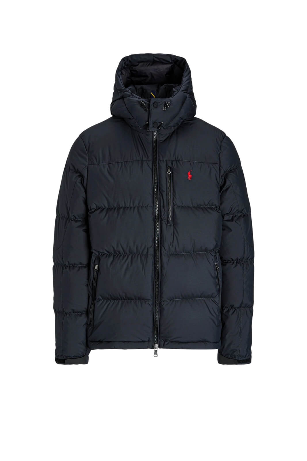 Piumino Polo Ralph Lauren da uomo con cappuccio e logo fronte