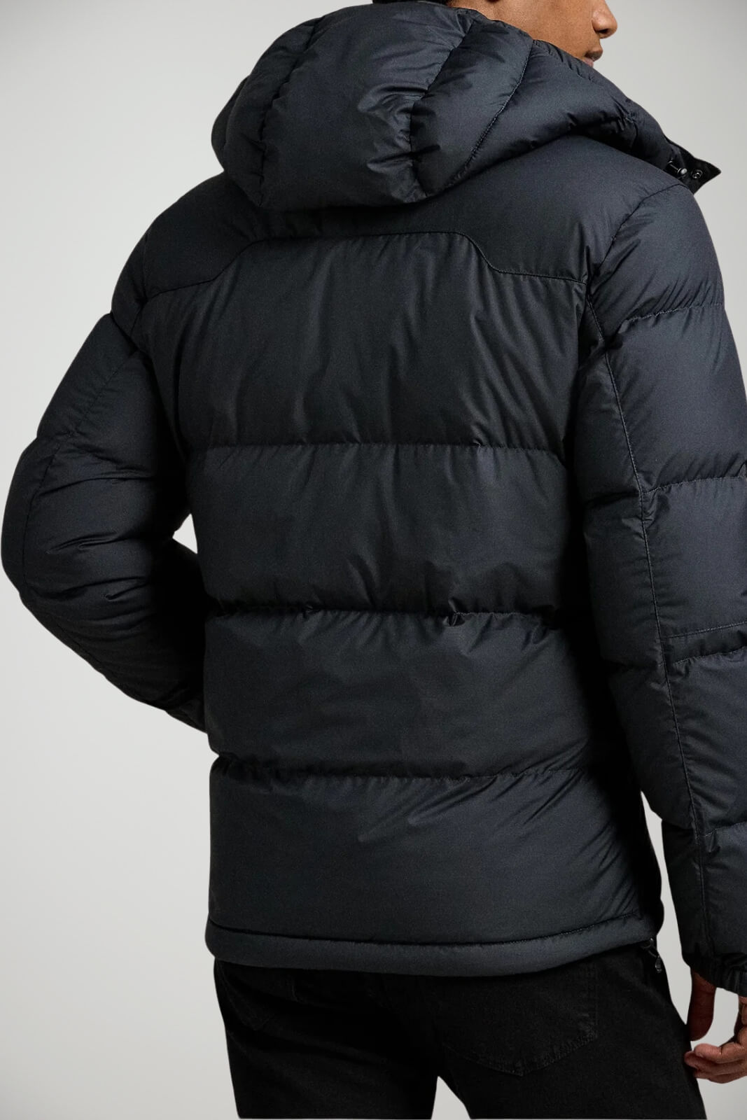 Piumino Polo Ralph Lauren da uomo con cappuccio e logo retro