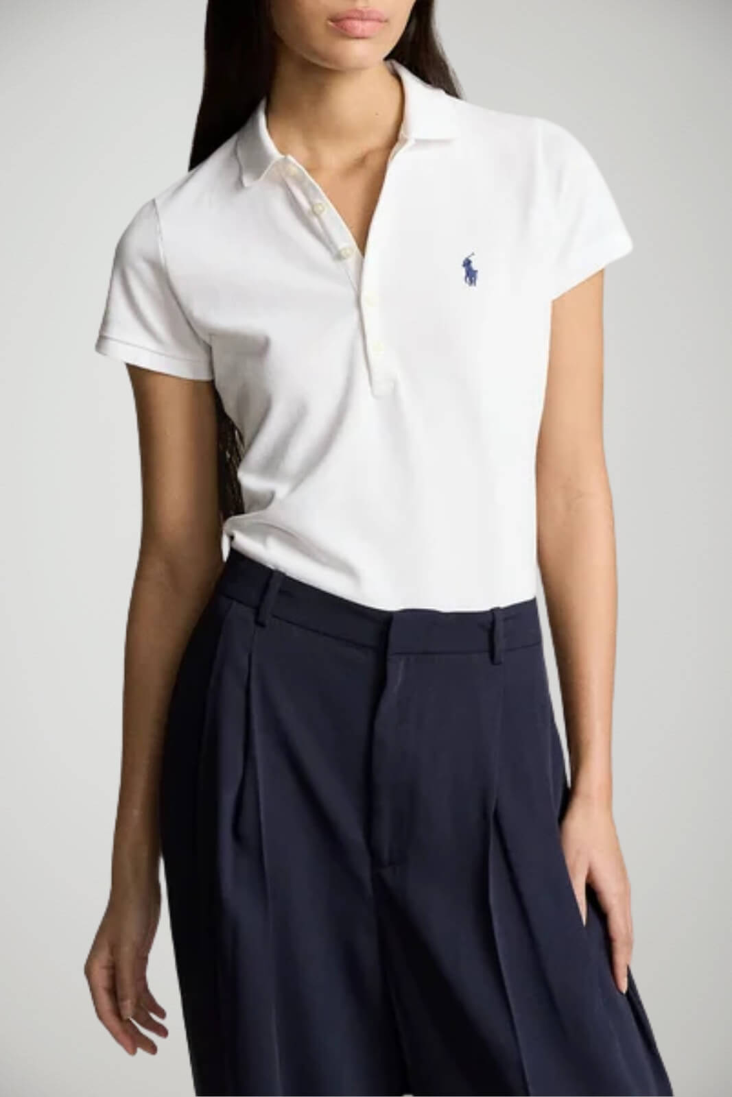Polo da donna Polo Ralph Lauren in pique con logo