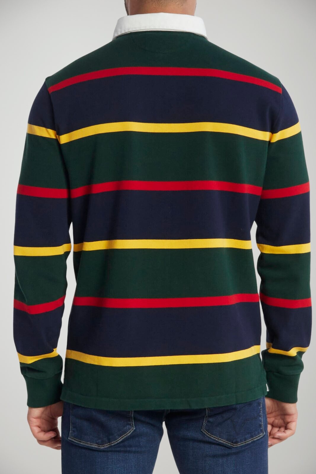 Polo maniche lunghe da uomo Polo Ralph Lauren a righe multicolore retro