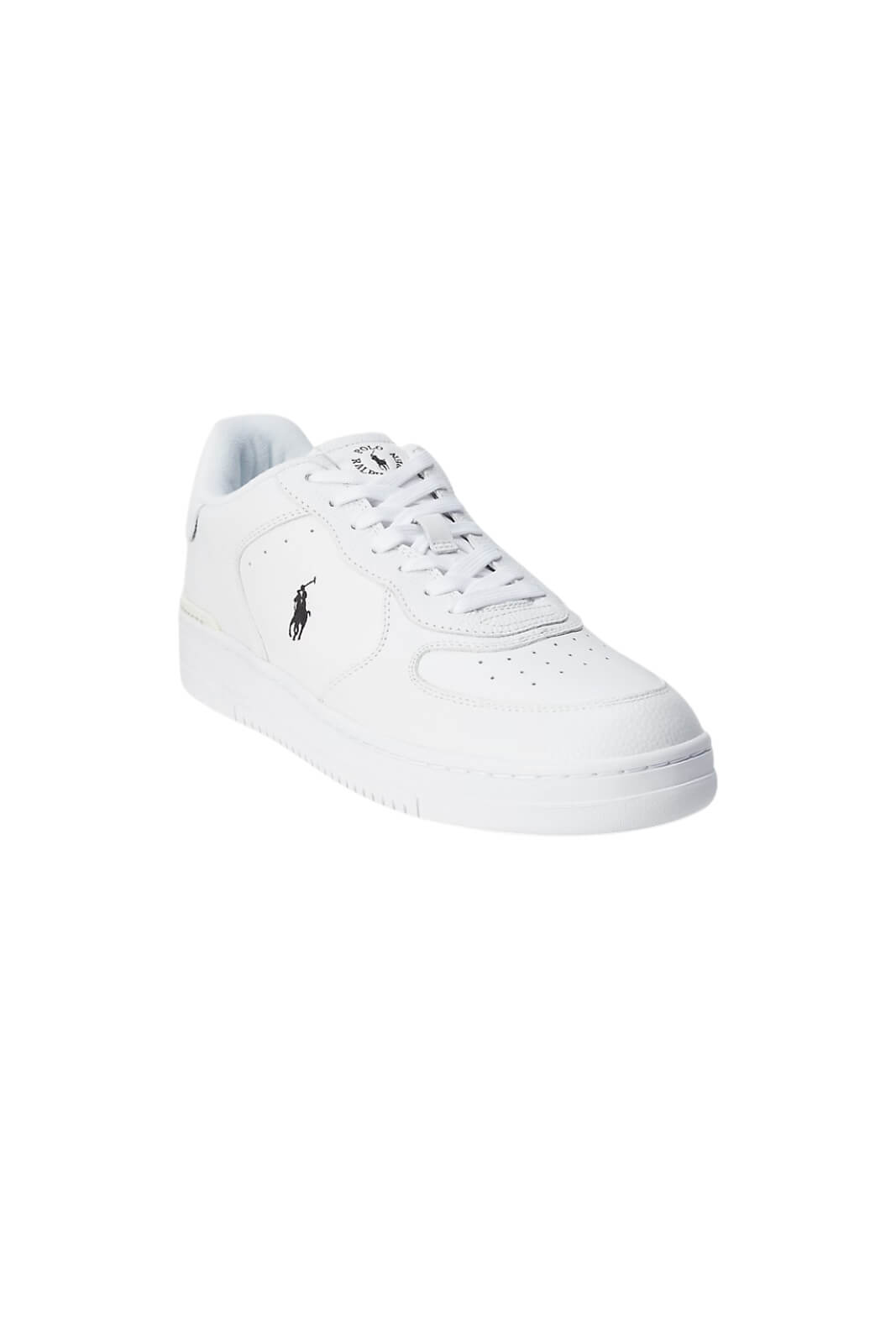 Sneakers in pelle da uomo con logo Polo Ralph Lauren fronte