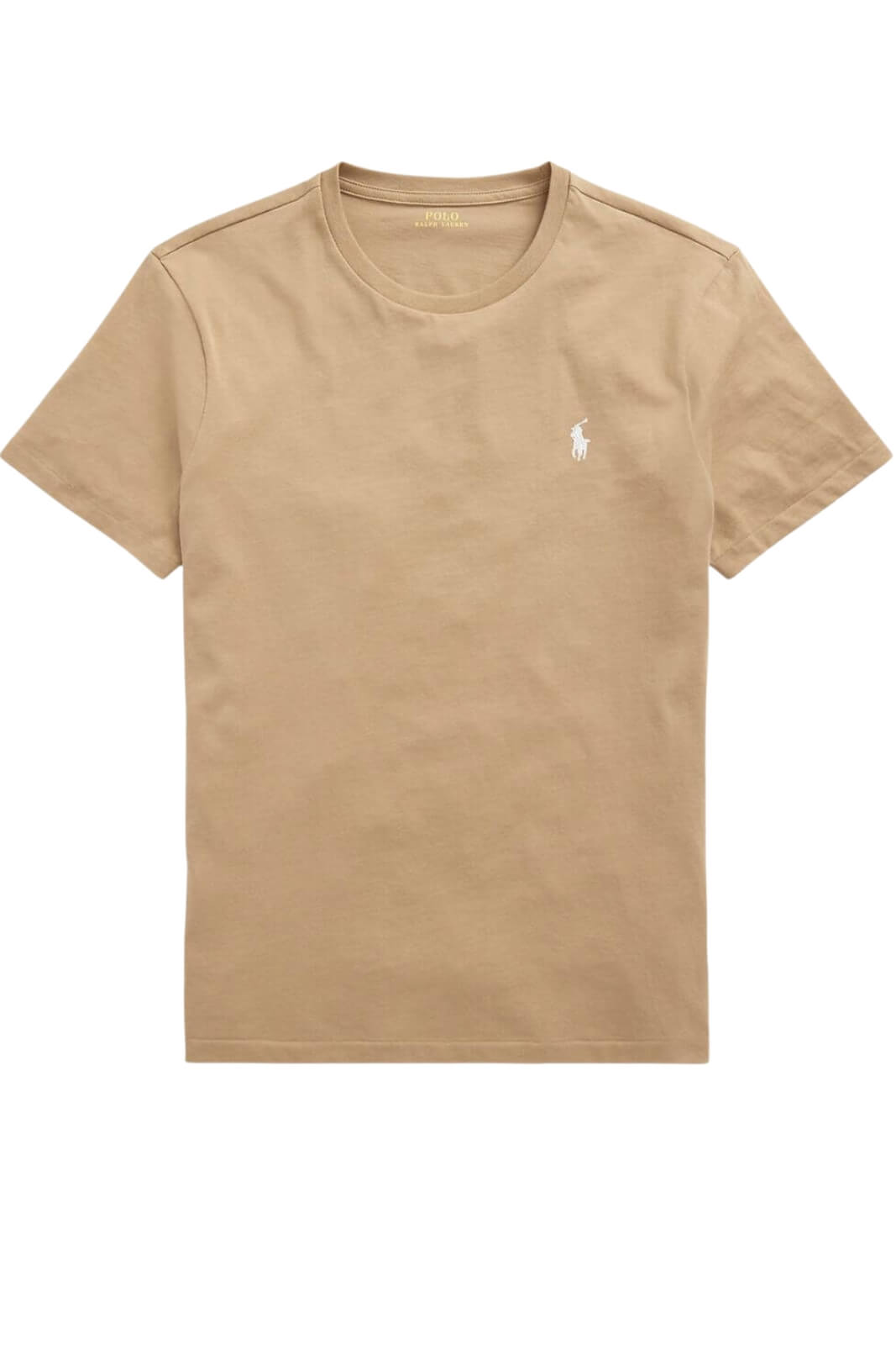 T-shirt da uomo Polo Ralph Lauren in cotone tinta unita fronte