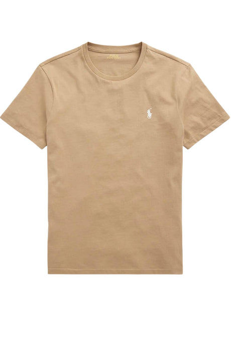 T-shirt da uomo Polo Ralph Lauren in cotone tinta unita fronte