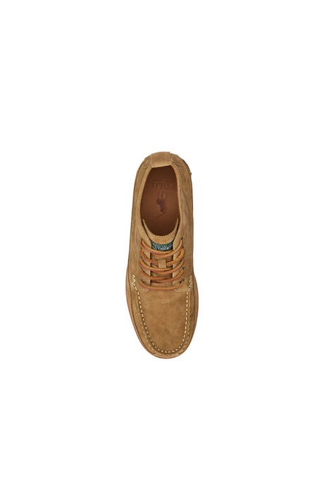 Scarpa da uomo Polo Ralph Lauren in camoscio con stringhe alto
