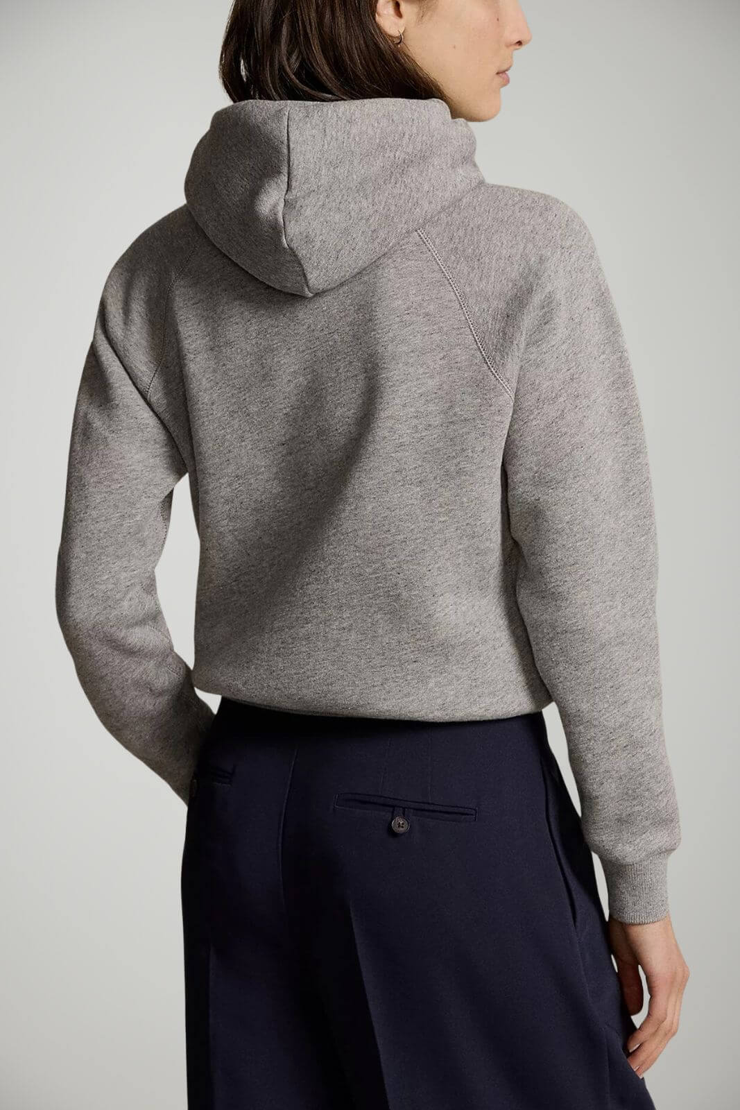 Felpa da donna Polo Ralph Lauren con cappuccio coulisse e logo retro