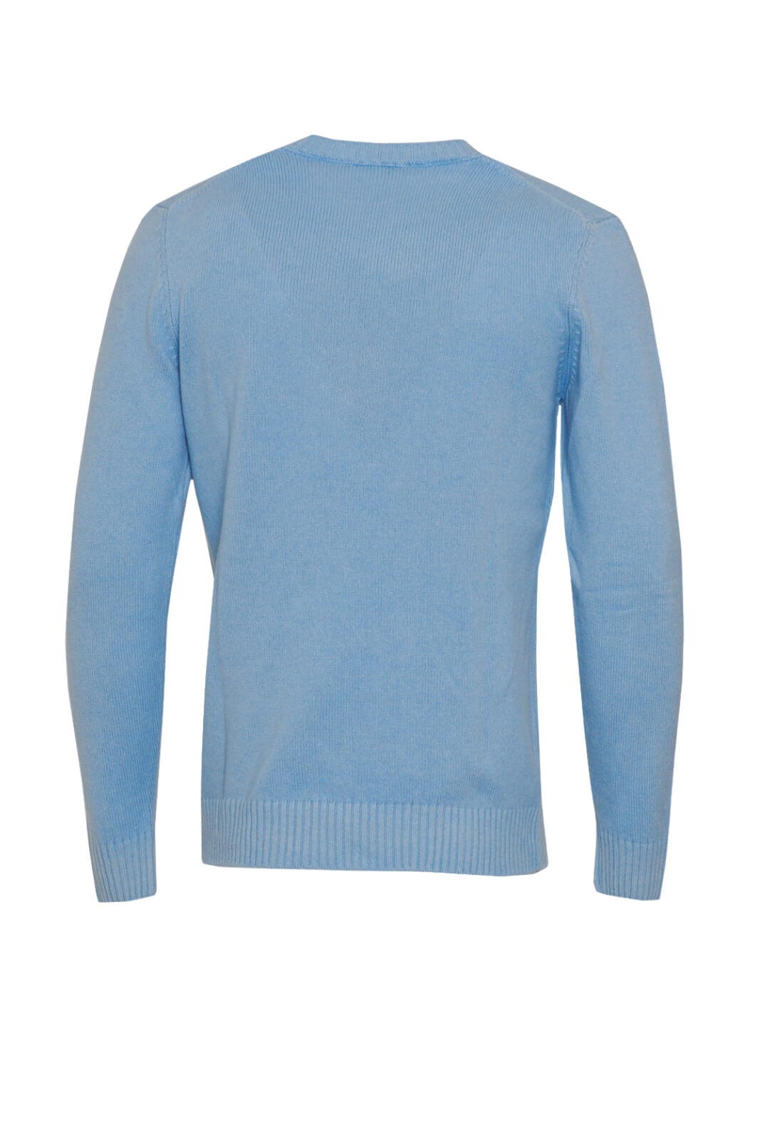 Maglia da uomo Privati a girocollo in cashmere tinta unita retro