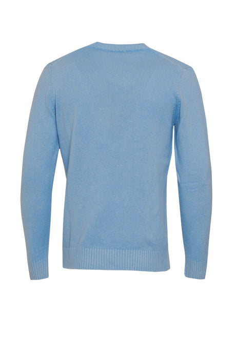 Maglia da uomo Privati a girocollo in cashmere tinta unita retro