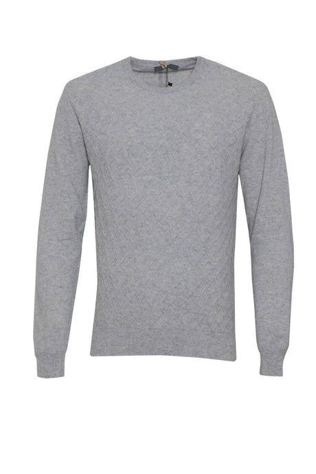 Maglia da uomo Privati in misto lana a tinta unita fronte