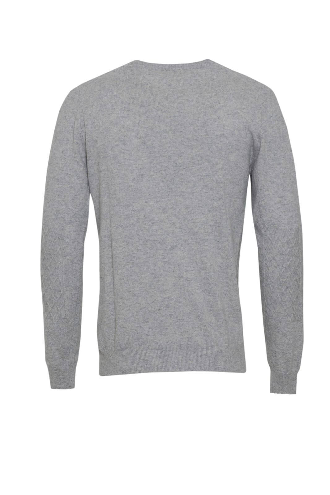 Maglia da uomo Privati in misto lana a tinta unita retro