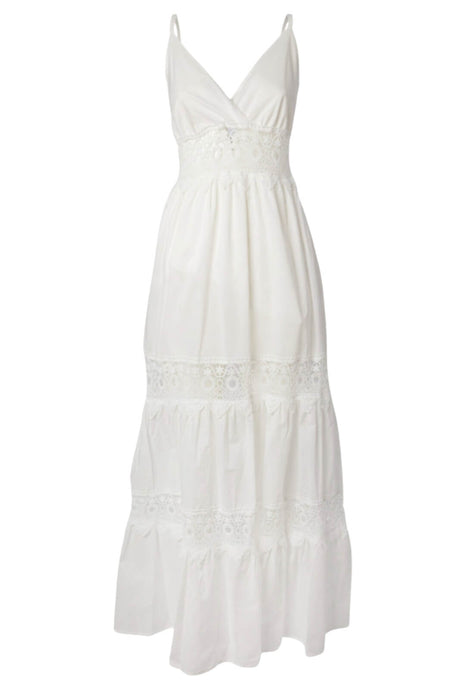Kaos Women's Dress with Lace Inserts