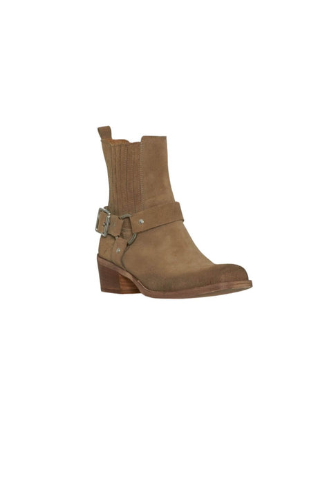 Ovyè Women's Ankle Boots with Strap