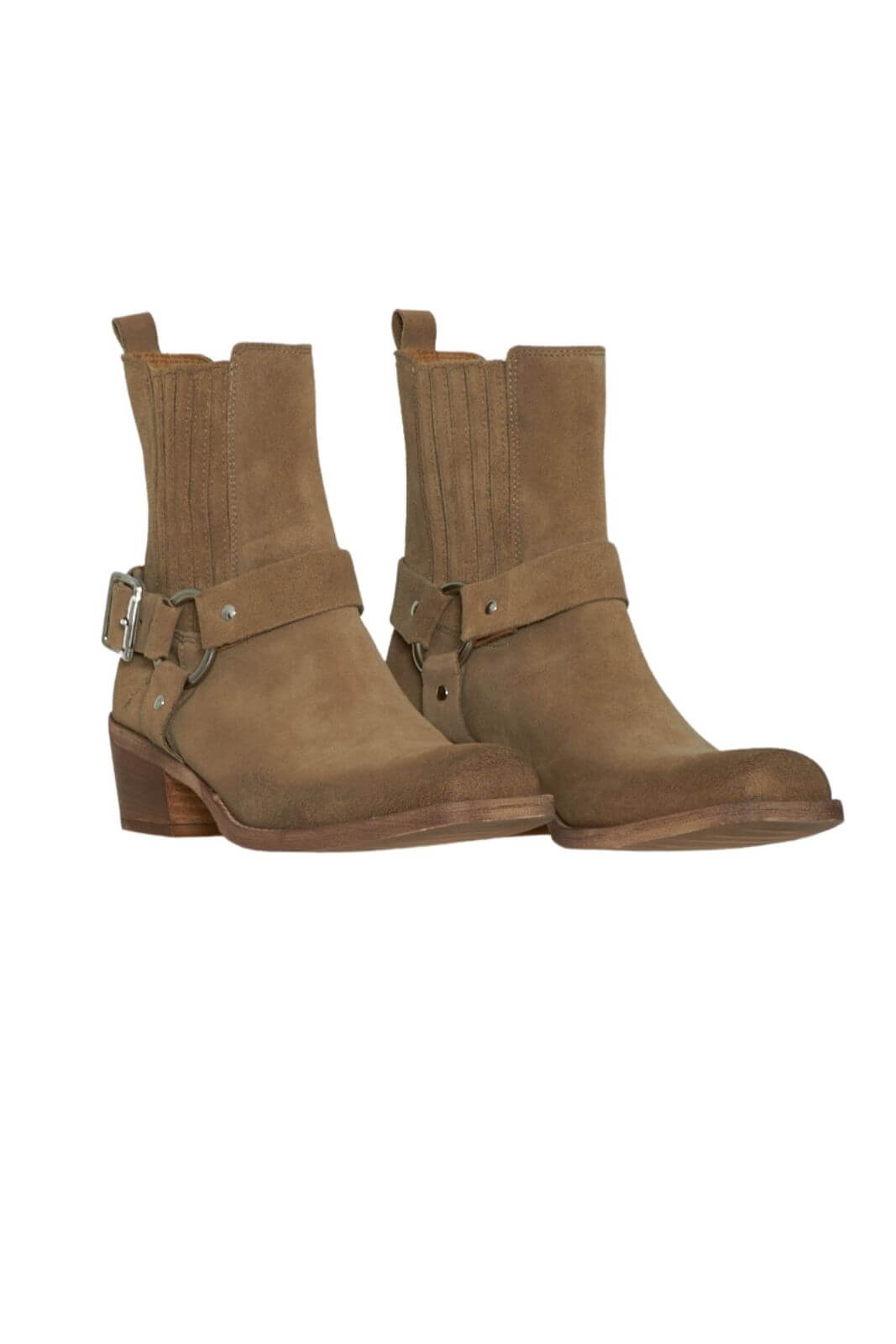 Ovyè Women's Ankle Boots with Strap