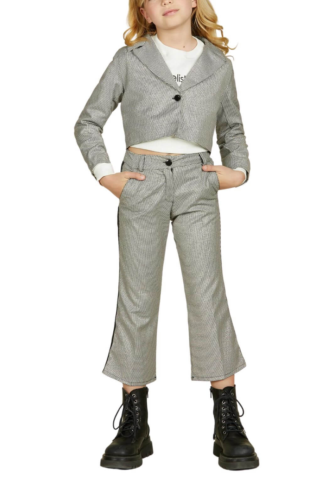 Relish Girl Completo Bambina Pied de Poule