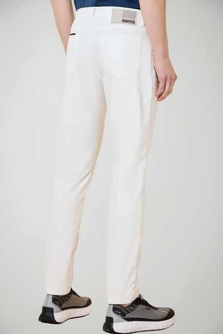 Pantaloni uomo RRD cinque tasche color bianco