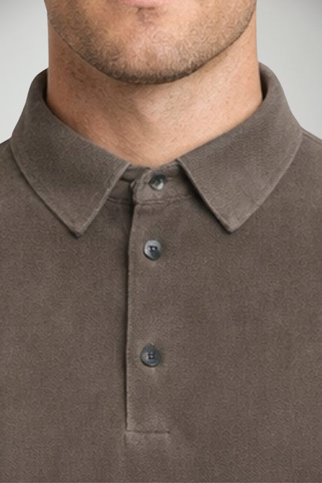 RRD Polo Uomo in piquè Tecno Wash / Tabacco