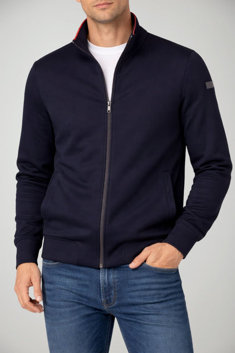 Felpa da uomo RRD con zip in tessuto surflex