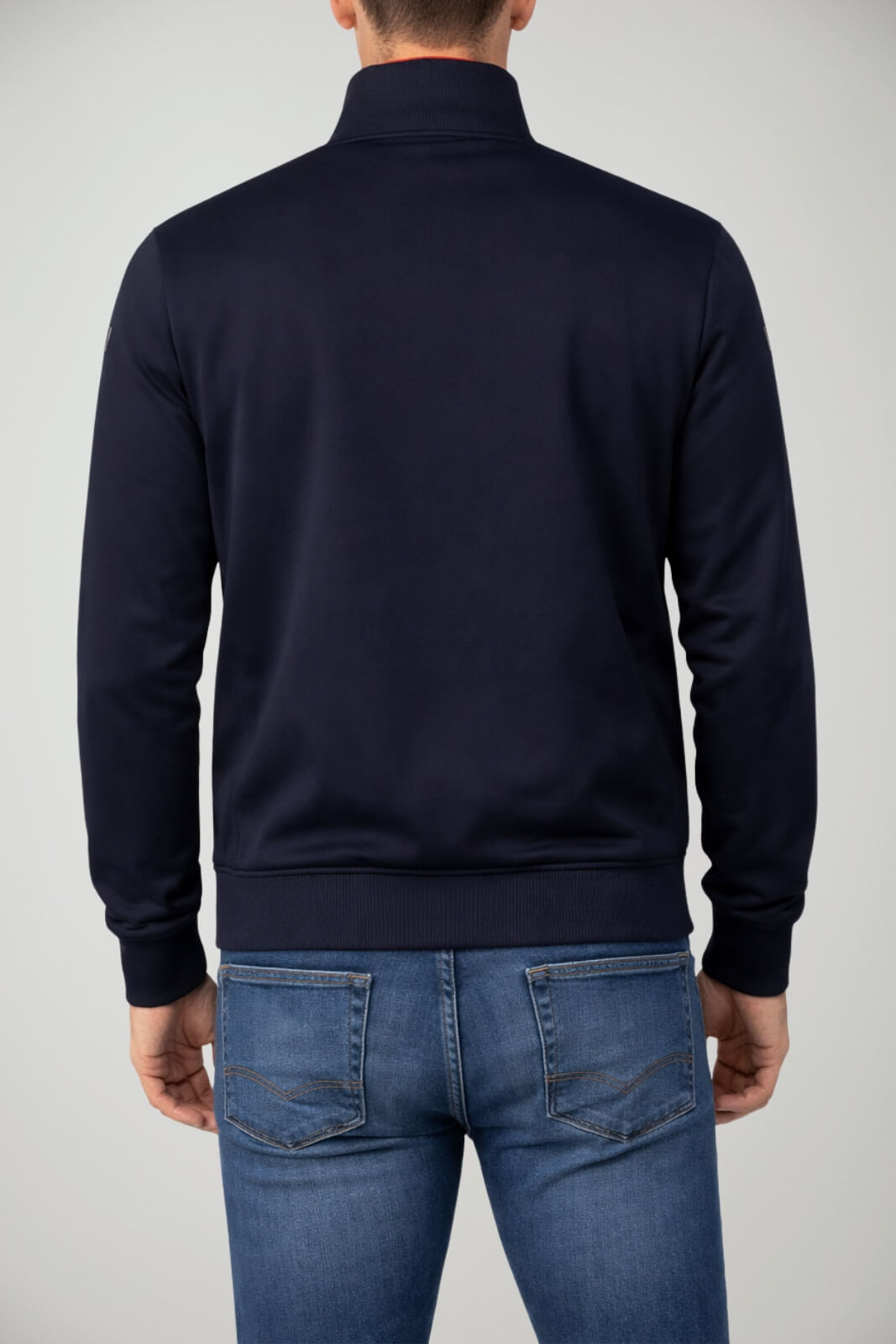 Felpa da uomo RRD con zip in tessuto surflex