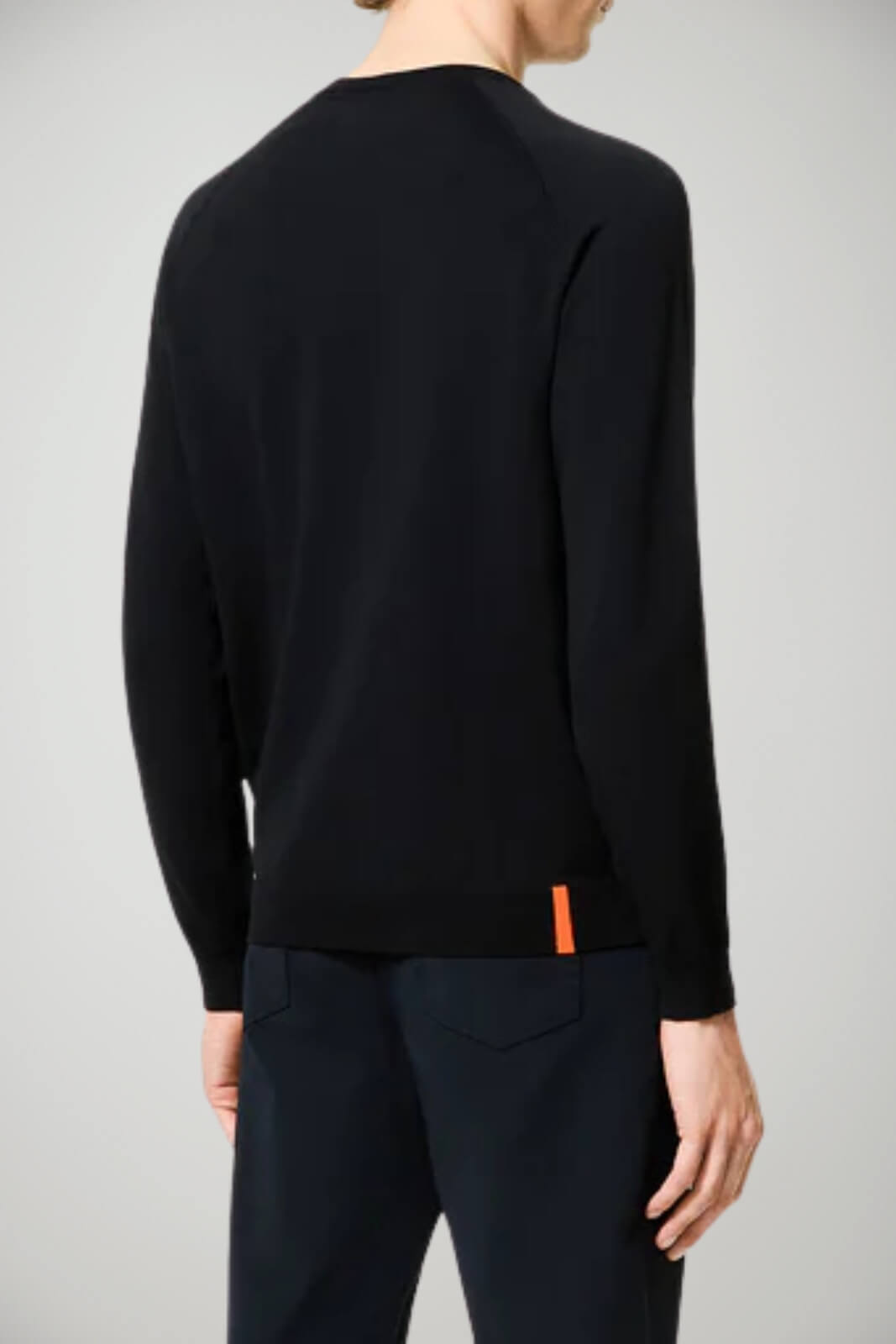 Maglia da uomo RRD a girocollo tinta unita retro