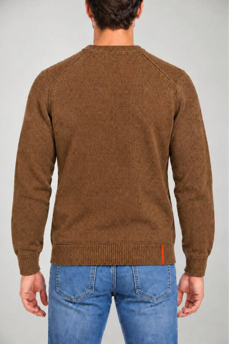 RRD men's Cotton Tecno Wash jumper / Caramel
