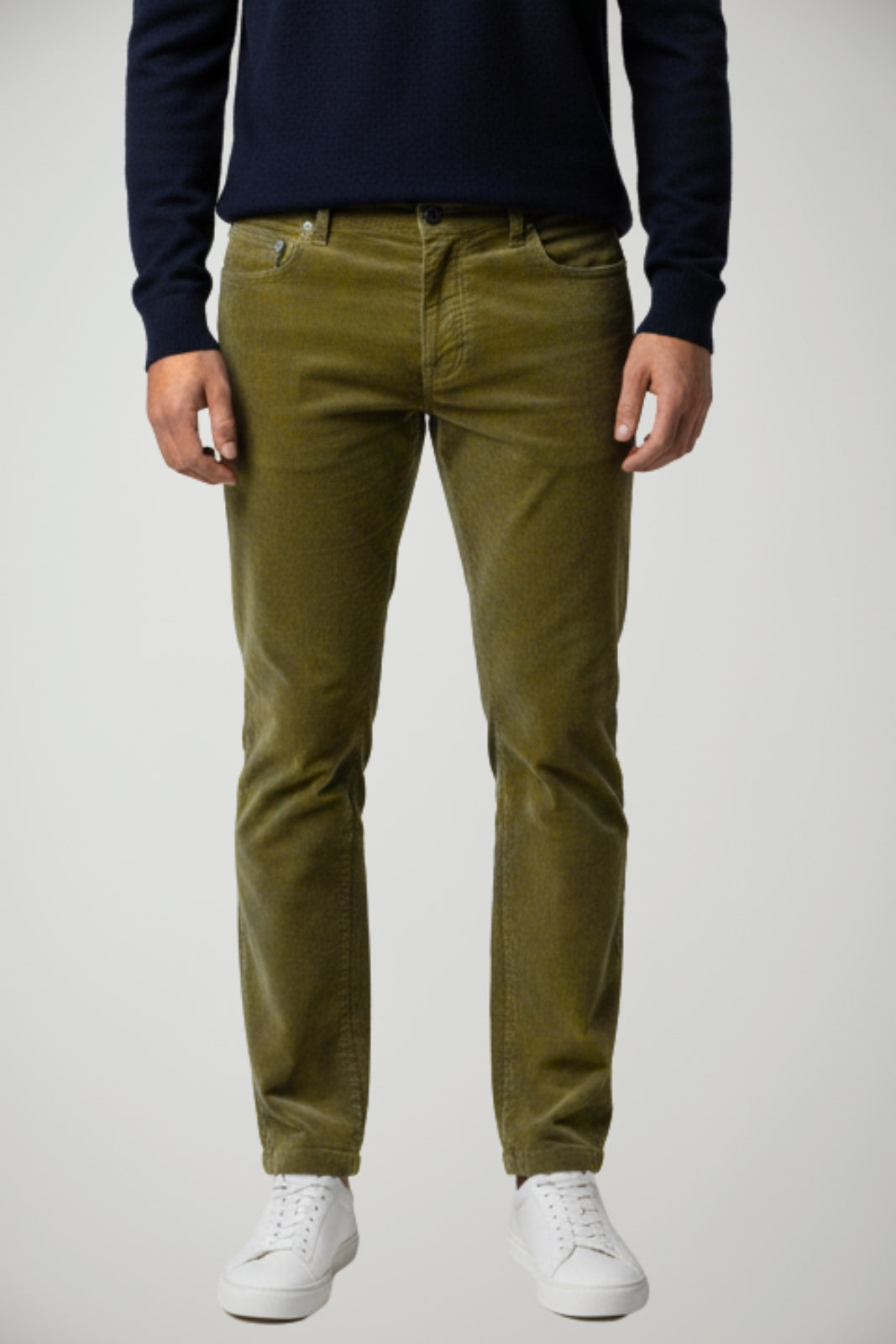 Pantaloni da uomo RRD a cinque tasche in velluto