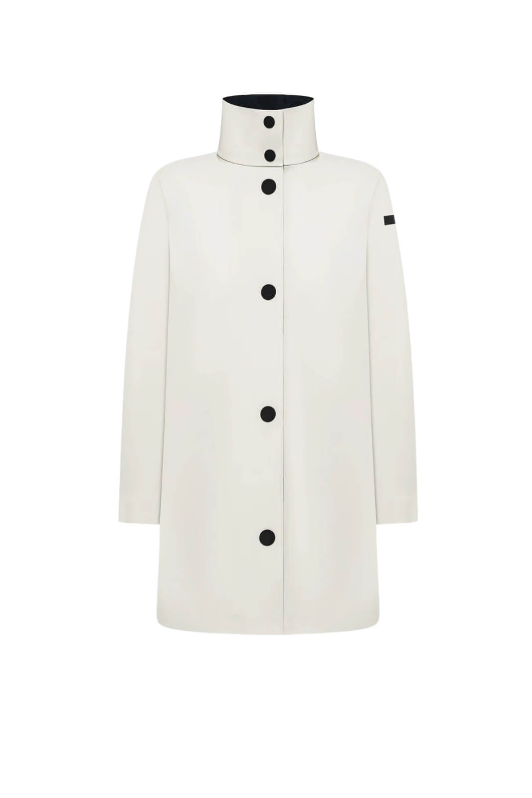 Parka da donna RRD in tessuto tecnico con logo al braccio fronte