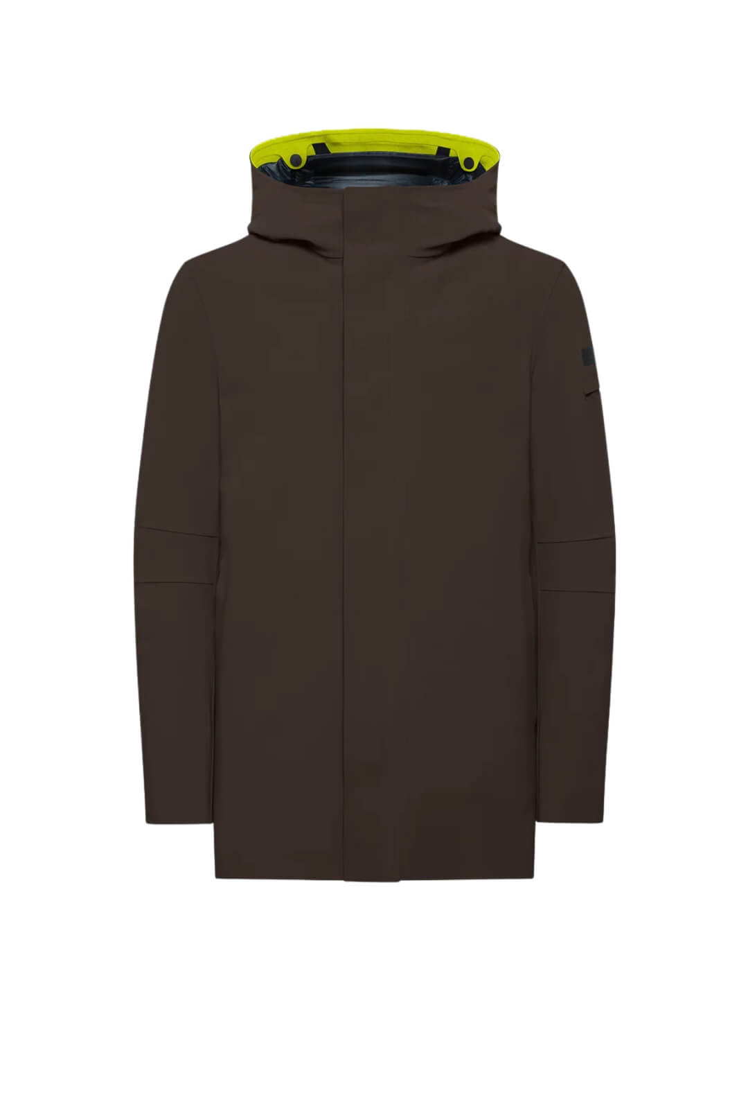 Giubbotto lungo uomo con cappuccio RRD fronte