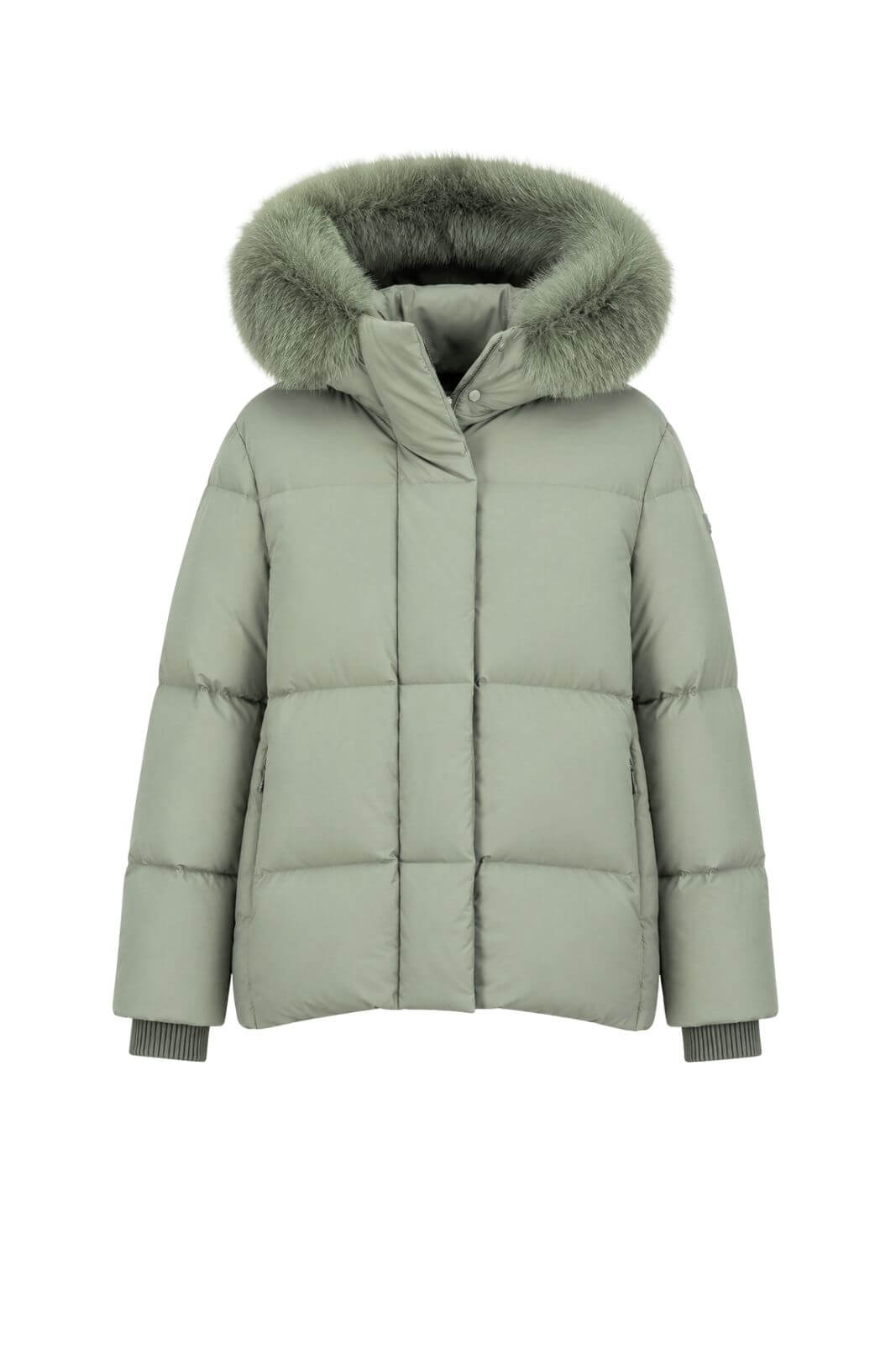 RRD Piumino Donna Fly Tubic 18 Hood Fur / Salvia