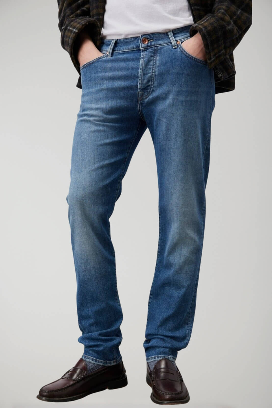 Roy Roger's Men's Jeans 529 SPECIAL MAN VINTAGE STONE