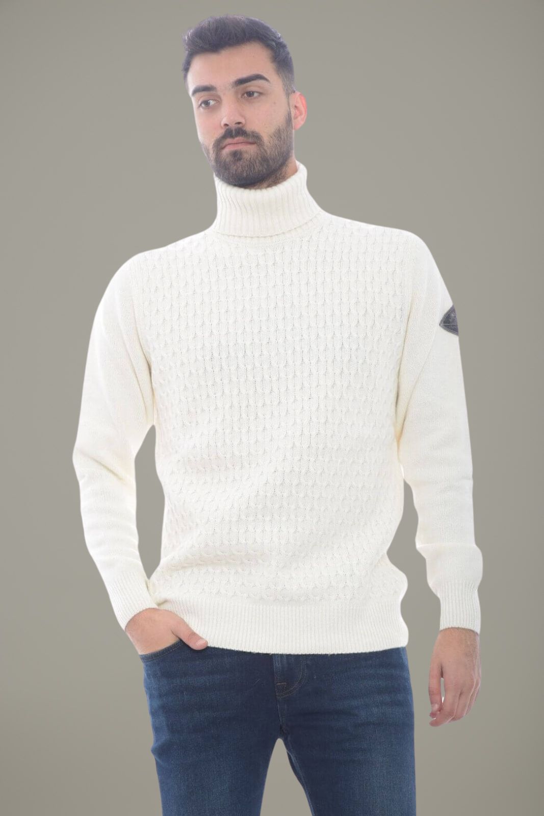 Roy Roger’s Maglia Uomo a collo alto