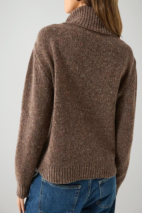 Ralph Lauren Dolcevita Donna Melange con Cinturini al Collo