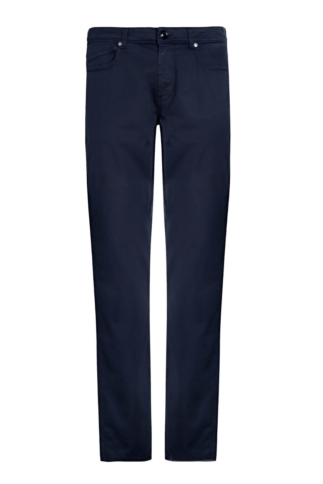 Pantaloni chino da uomo Rubens in gabardina cinque tasche fronte