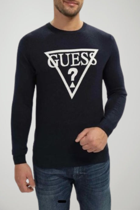 Guess Maglia Uomo logo jacquard