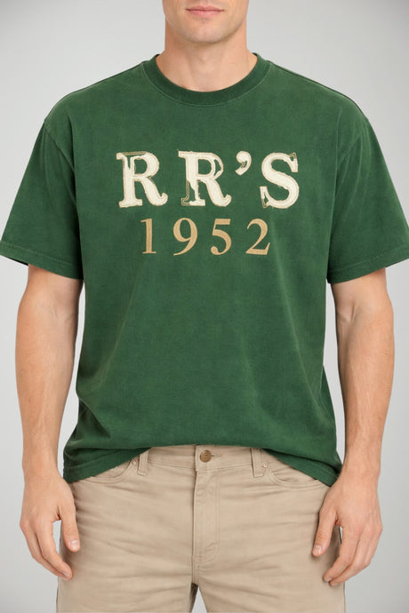 Roy Roger’s T-shirt Uomo in jersey con patch / Army