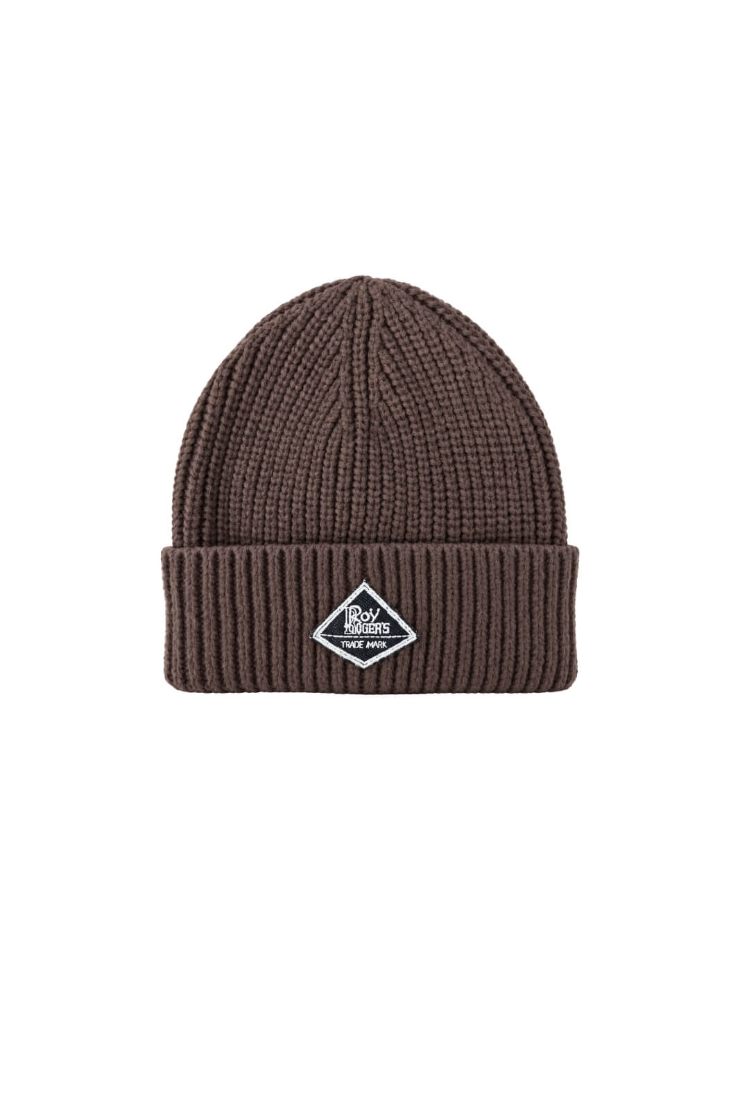 Roy Rogers Cappello a coste con patch / Marrone