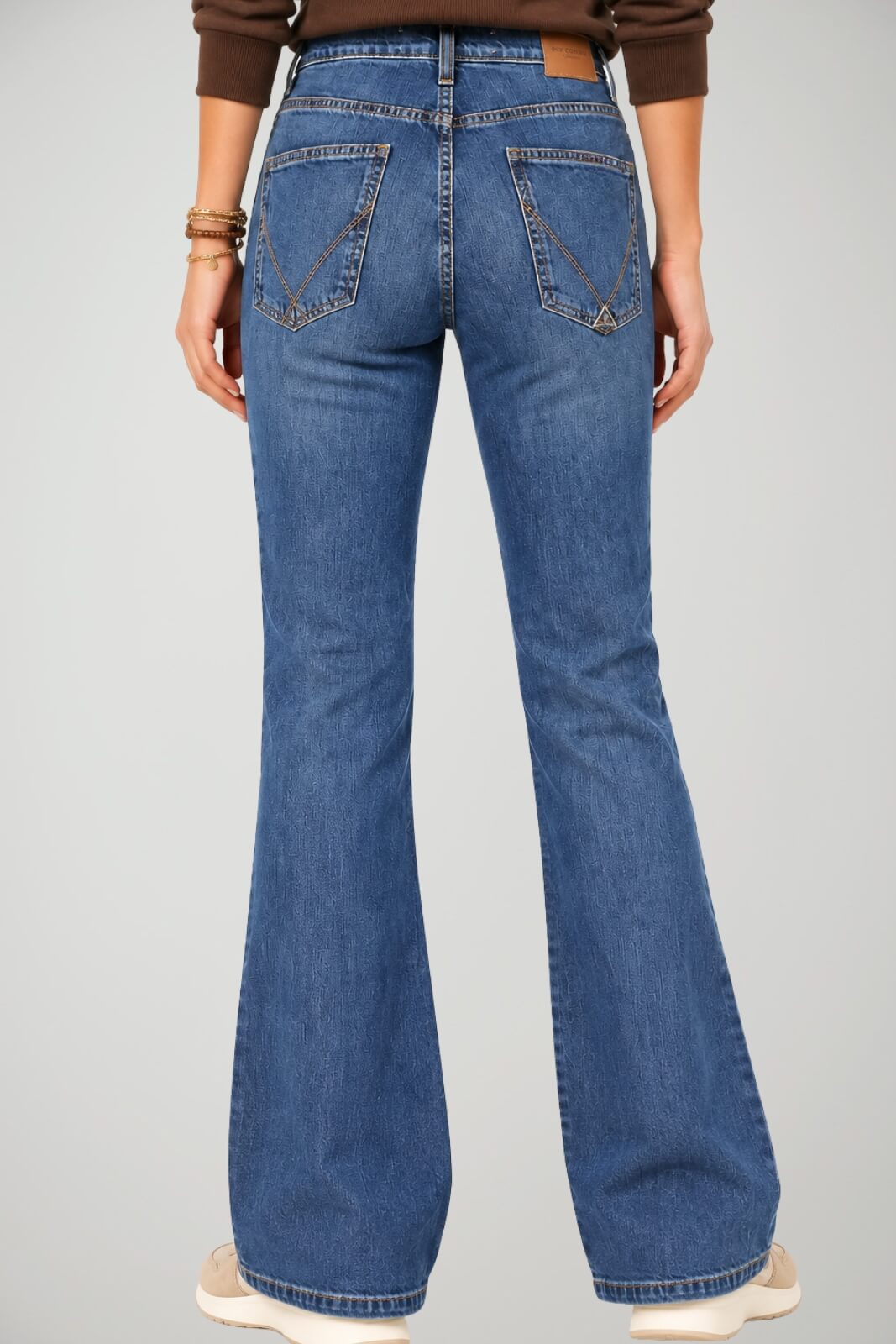 Roy Rogers Jeans Donna Flare in Cotone Stretch