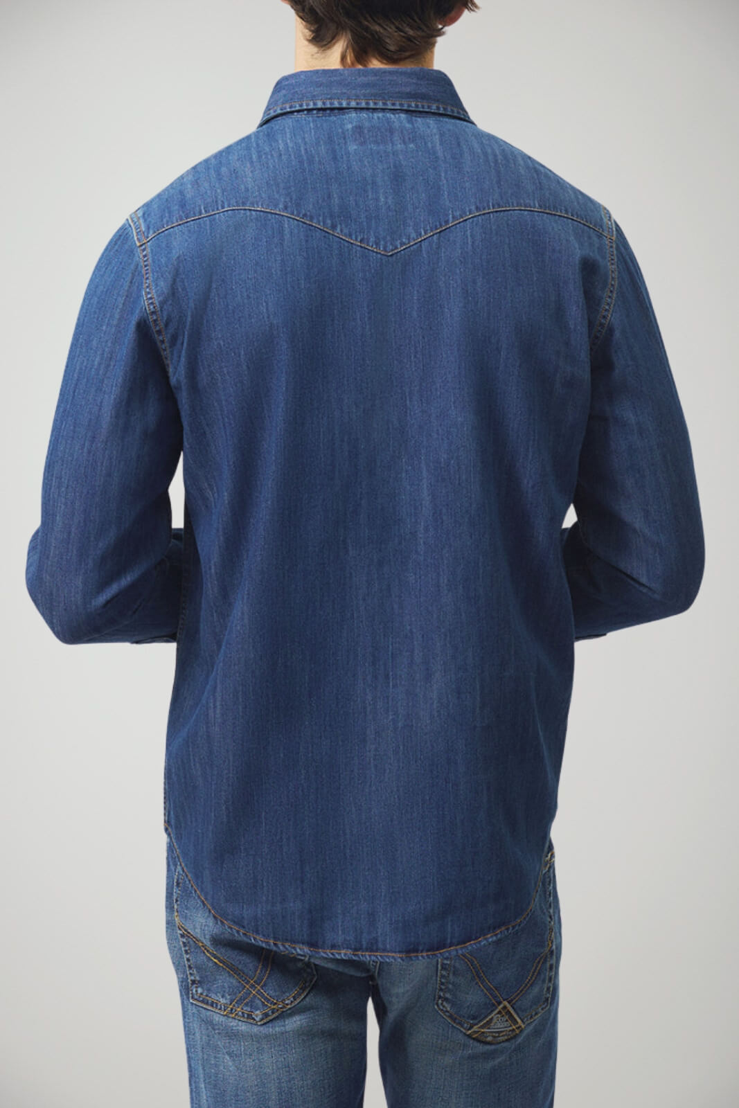Camicia overshirt in denim da uomo Roy Roger's