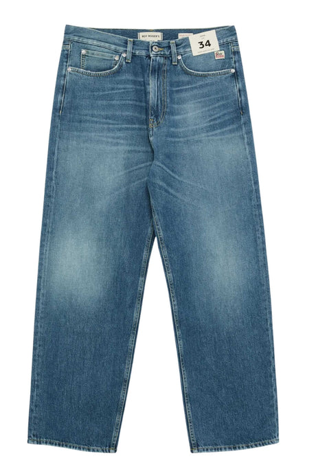 Jeans da uomo Roy Rogers wide leg scoloriti
