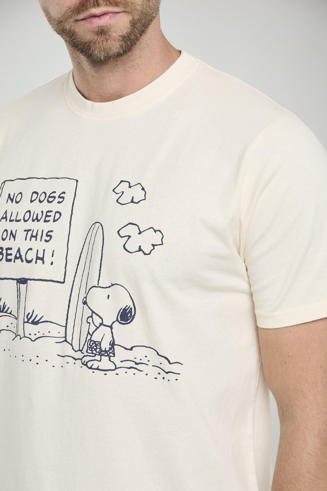 T-shirt da uomo Roy Rogers a maniche corte con stampa