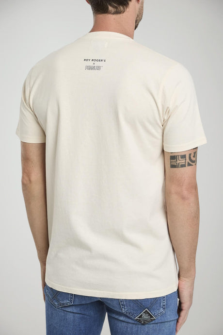 T-shirt da uomo Roy Rogers a maniche corte con stampa