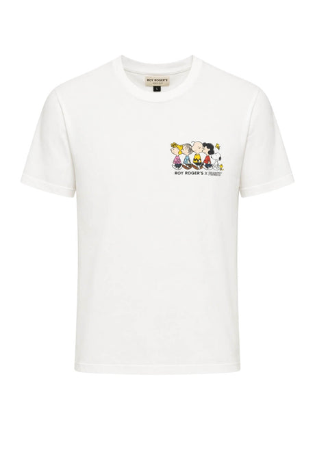 T-shirt da uomo in cotone Roy Rogers con stampa Peanuts