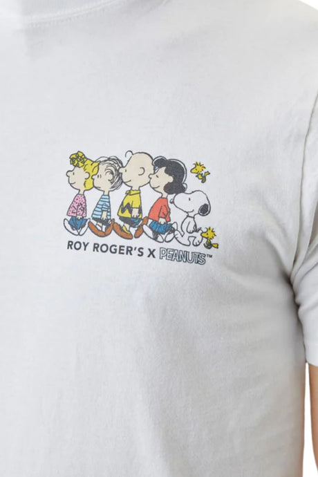 T-shirt da uomo in cotone Roy Rogers con stampa Peanuts