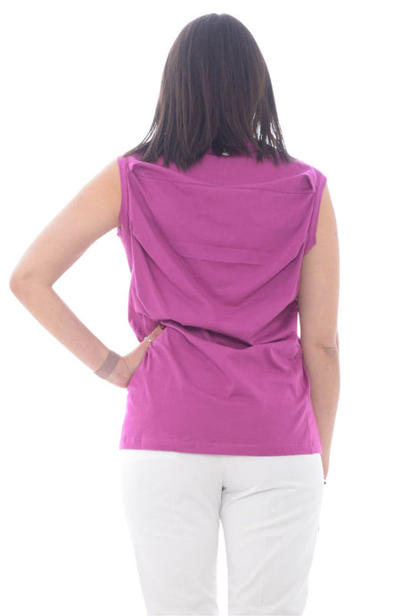 Manila Grace T Shirt donna con arriccio