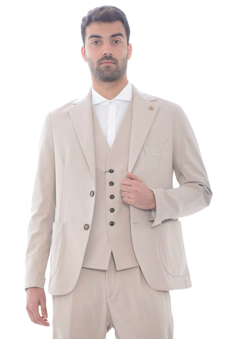 Conjunto de chaqueta elástica para hombre.