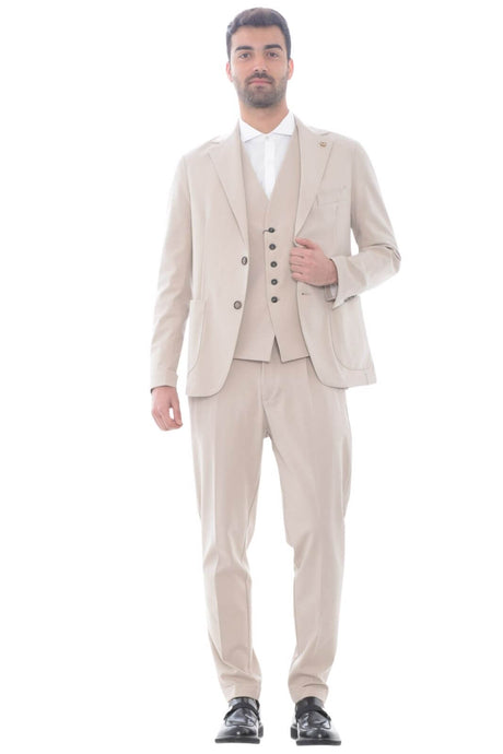 Conjunto de chaqueta elástica para hombre.