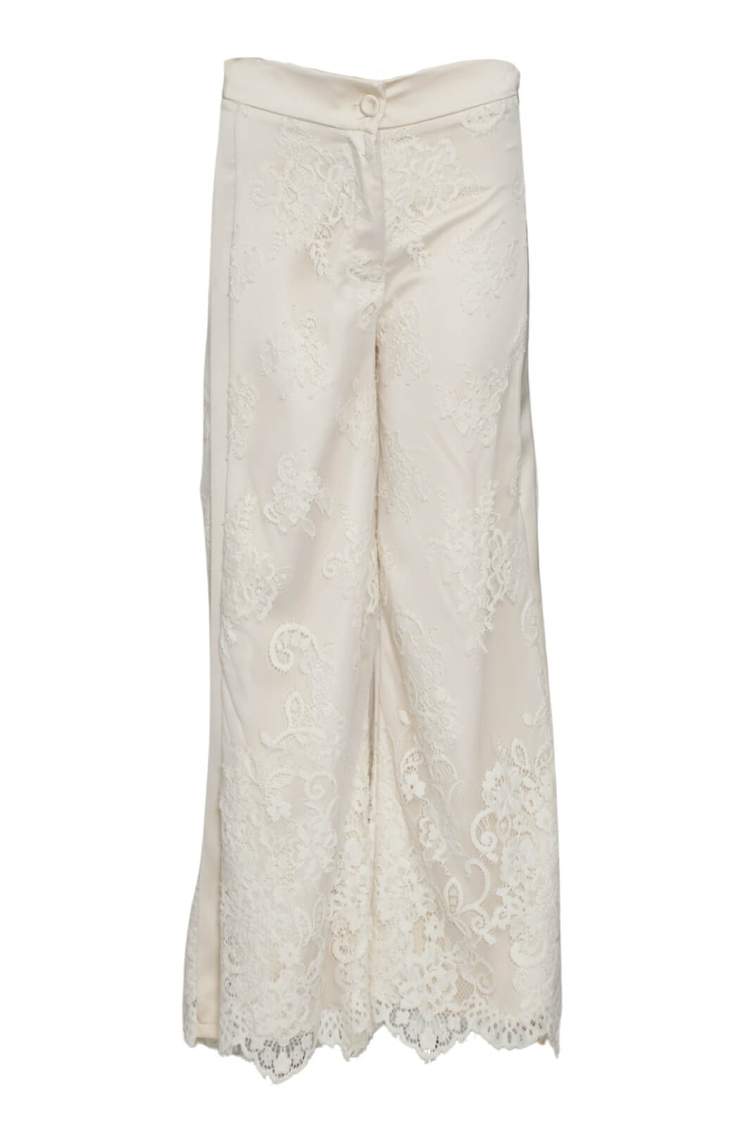 Tension in Women's Pants with Lace Inserts