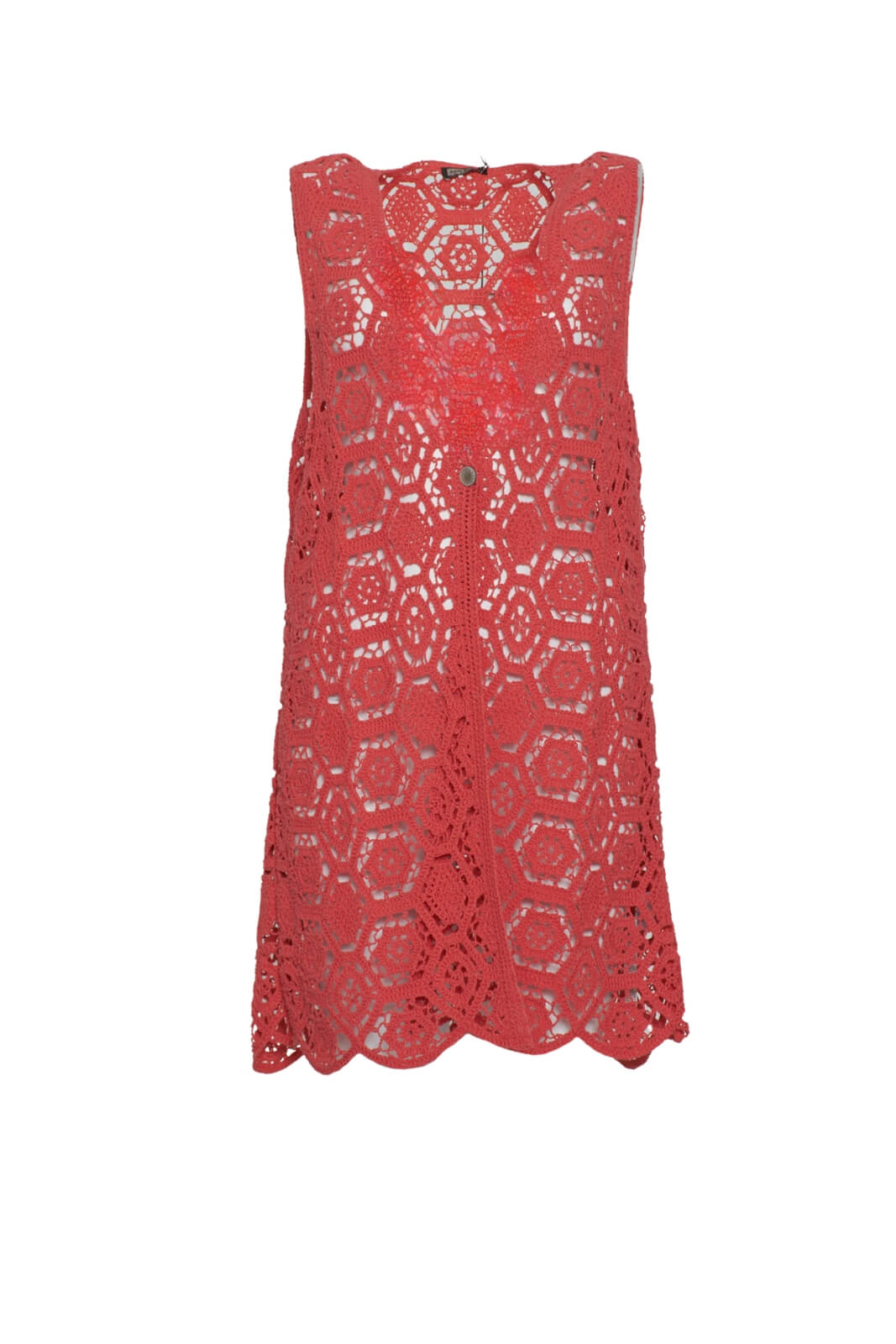 Malìparmi Women's Sleeveless Crochet Sweater