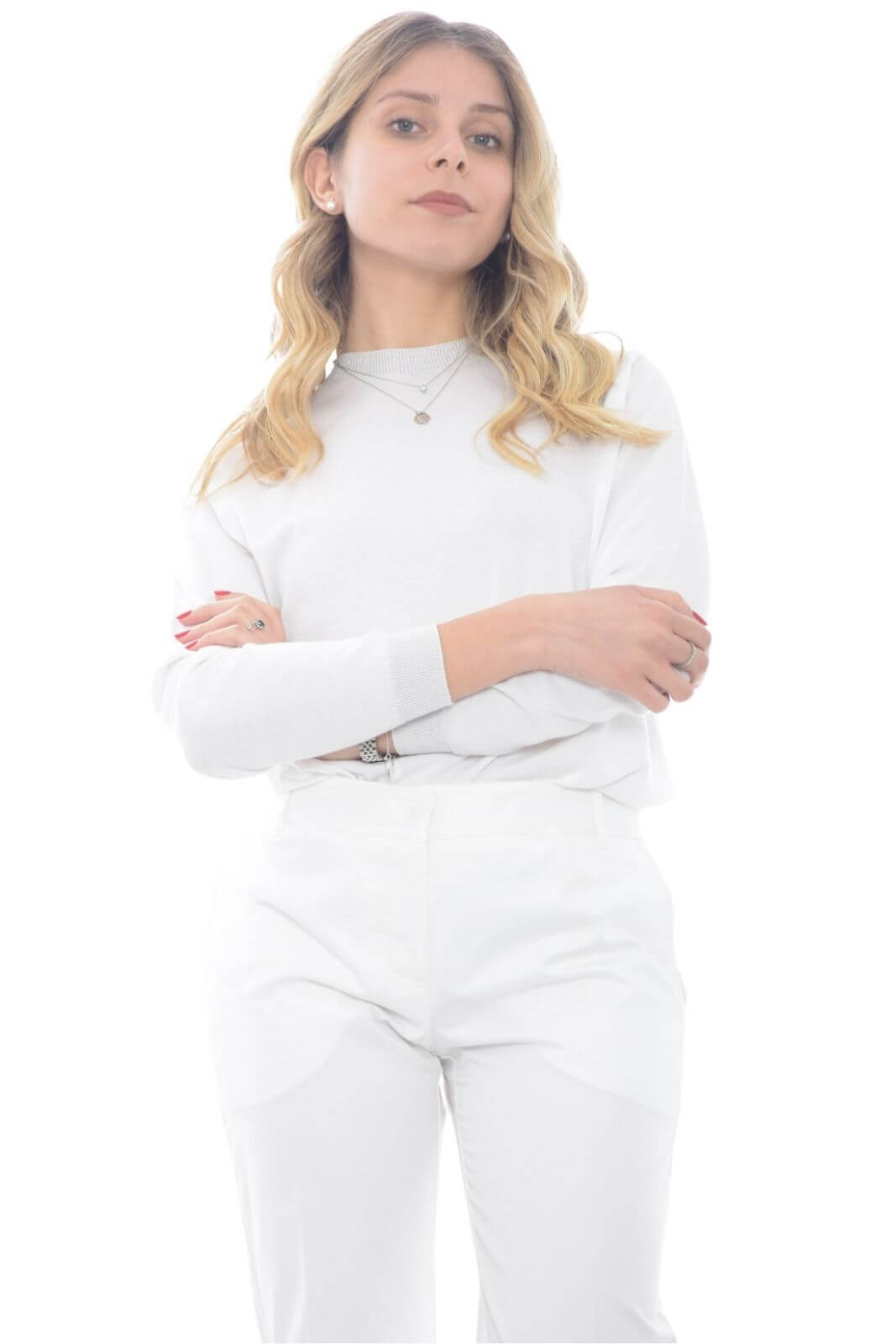 Peserico Maglia Donna con finiture in lurex