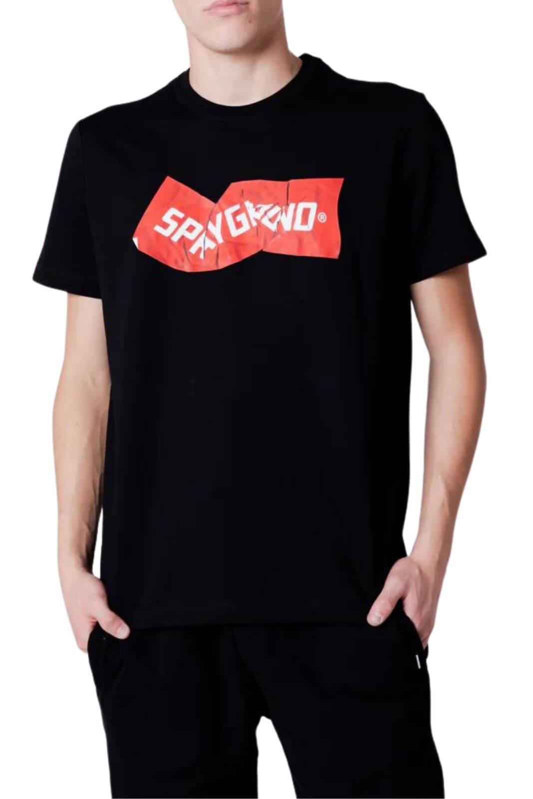 Sprayground T Shirt uomo CRUMPLED